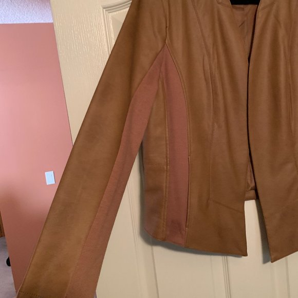 Faux Leather Blazers - Picture 3 of 4